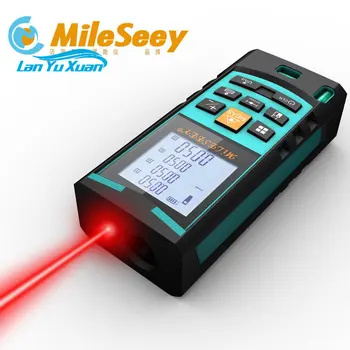 Ръчен лазерен далекомер 60 м инфрачервен уред за измерване на разстояние измерване на стая електронна линия на 100 м S9
