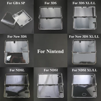 YuXi 1 бр. Пластмасов Калъф с Прозрачен Кристал, Защитната Обвивка За Nintend DS Lite NDSL NDSi XL за Нов Твърд своята практика 3DS XL ЩЕ GBA SP