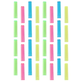 50 бр. цветни моливи за деца, калъф, студентски преносими сменяеми капачки, пластмасови съвет, прозрачни протектори