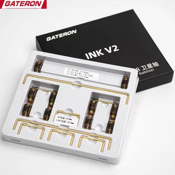 Gateron ink V2 Стабилизатор на печатна платка Черен Прозрачен Стабилизатор на Винтового тип 7U, 6,25 U, 2U За механична клавиатура MX Стабилизатор на печатна платка