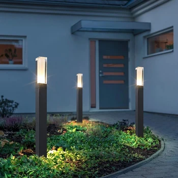 Нов 10 Watt led лампа за градина и тревна площ, модерен водоустойчива IP65 алуминий лампа на колумб, улицата, лампа за озеленяване на двора на вили