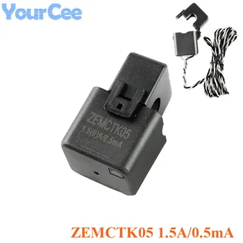 Трансформатор на ток ZEMCTK05 1,5 А/0,5 мА, мини-точност преобразувател на ток, съотношението на сензора: 3000:1
