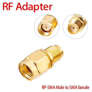 Радиочестотни Адаптер SMA Male To RP-SMA Male / Преобразувател на RP-SMA Male В RP-SMA Male За Антенного комуникационно Оборудване