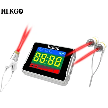 Часовник за лазерна терапия от 650 nm НИЛО ръчни часовници за лечение на диабет, холестерол, хипертония, лазерна терапия на синузит