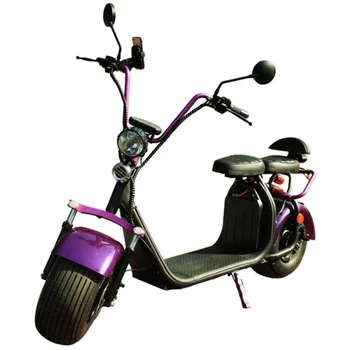 ЕИО СОС 2 колела 2 седалка Fat Tire Електрически скутер City Coco с двигател на главината на 60 1500 W