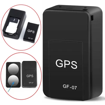 Магнитен авто тракер GF-07, GPS-позиционер, проследяване в реално време, мини-локатор чрез адсорбция с магнити, СИМ-карти, доклади, домашни любимци, защита от загуба на