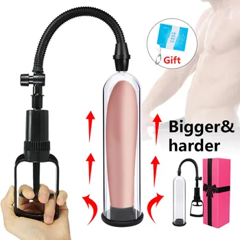 Мъжки помпа за уголемяване на пениса, увеличава пениса, вакуум помпа, лупа, трайни треньор, еротичен продукт, секс-играчки за възрастни, секс-машина 18
