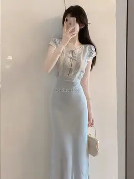 2023 ново секси елегантна рокля ципао в китайски стил, пролет-лято, на малка секси рокля чонсам, ежедневна рокля ципао за всеки ден, по-добра рокля ципао