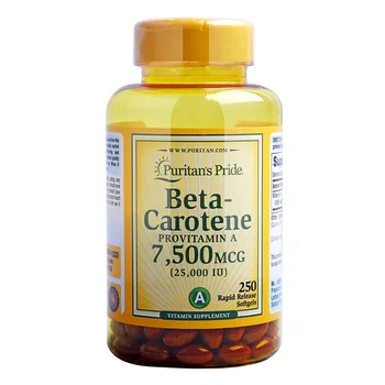 Безплатна доставка на Бета-каротин 25 000 IU 250 капсули