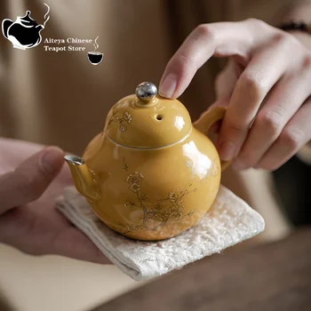 Чайник, ръчна изработка, Кана с Тъмен аромат, Един Чайник, Ръчна Чайник Учен, Тенджера С Шариковым дупка, Чайник Кунг-фу, Китайски Чай