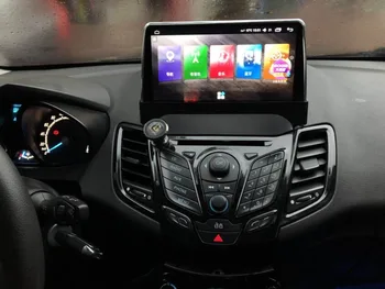 Авто DVD плейър GPS Навигация За Ford Fiesta 2009-2016 Android 10 64 GB Carplay Стерео Радио Авто Мултимедиен Плейър Главното устройство