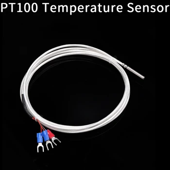 304 Трехпроводной водоустойчив температурен сензор PT100 PT1000 от неръждаема стомана, сензор за устойчивост на топлина, датчик за температура