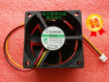 Вентилатор за охлаждане на сървъра SUNON KDE1206PTV3 DC 12V 0,7 W 60x60x25 мм, 3-жилен