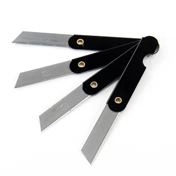 1 бр. канцеларски материали за вашия офис, студентски художествен нож, черен сгъваем универсален нож, преносим инструмент, острилка за моливи