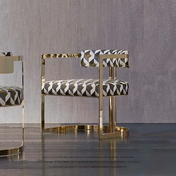 Оригиналност на Парни Трапезни Столове Дизайн Луксозни Домашни Трапезни Столове За Всекидневна Единично Италиански Мебели Mueble Hogar Salon Furniture QF50DC