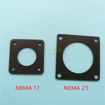 2 бр. антивибрационный гумен амортисьор, вместо корк NEMA 17/23 Амортисьор стъпков мотор с дебелина 2 мм, за 3D-принтер с ЦПУ