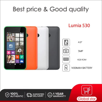 Оригинален отключени Lumia 530 5MP 4.0 