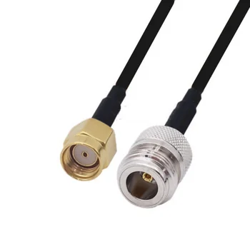 LMR240 50-4 радиочестотни коаксиален кабел RP-SMA конектор тип 