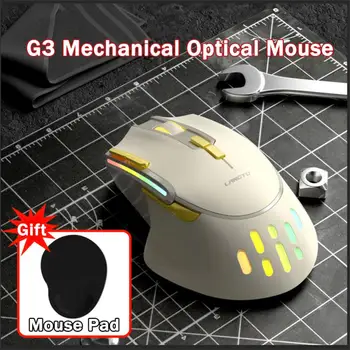 Кабелна / безжична мишка RYRA, детска мишката, програмируеми мишка с RGB подсветка, ръчна оптична ергономична детска мишката, за КОМПЮТЪР, лаптоп