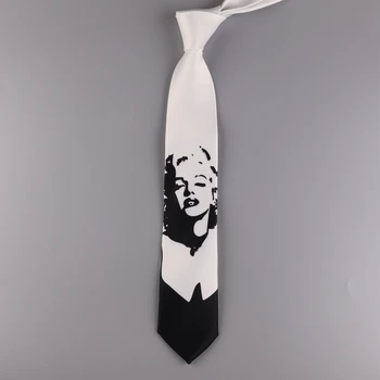 Вратовръзка с принтом, ретро случайни тенденция, индивидуалност, литературен вратовръзка за студенти от мъжки и женски пол