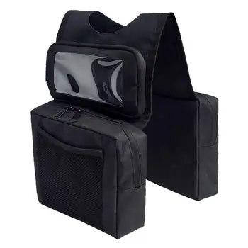 Чанта за задната част на багажник квадроцикла Здрав И Водоустойчив Мотор с Двойна Странична Чанта За задната част на багажник лесно За Инсталиране на Чанта за багаж на гърба на шкафовете Квадроцикла