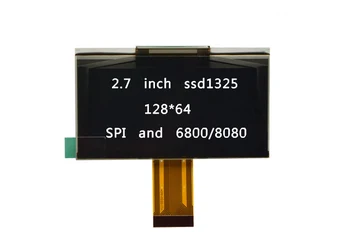 2,7 Инча 30PIN 3.3 В Жълто-Бял OLED Модул Сериен SSD1325 Водача 6800/8080 8 Бита 4-Жични SPI Интерфейс 128x64 STM32 САМ R3