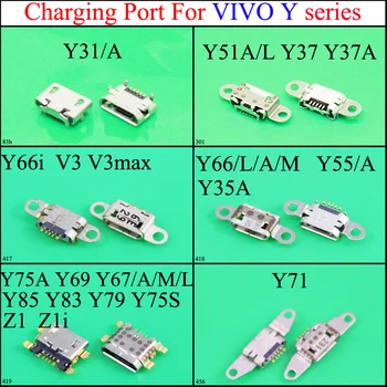 За Vivo Y31/A Y51A/L Y37 Y37A Y71 Y66/Y35AV3 Конектор Micro USB Зарядно устройство Конектор за зареждане конектор за захранване докинг станция Порт за синхронизация на данни докинг станция