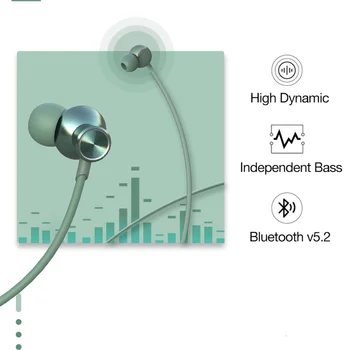 Спортни слушалки GANAI с шумопотискане с висока разделителна способност, ниска латентност, Bluetooth слушалки, магнитно съединение, спортни слушалки, безплатна доставка