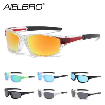Мъжки слънчеви очила AIELBRO, колоездене, слънчеви очила, спортни слънчеви очила на открито, колоездене, поляризирани очила, слънчеви очила за мъже