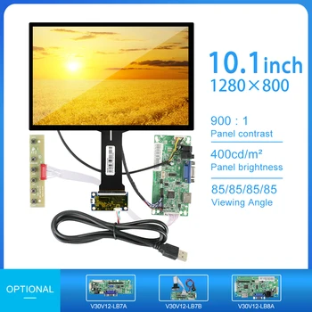 Оригиналната BOE EV101WXM-N80 10,1-Инчов Сензорен LCD панел 1280x800 TFT FHD С интерфейс LVDS Заплата