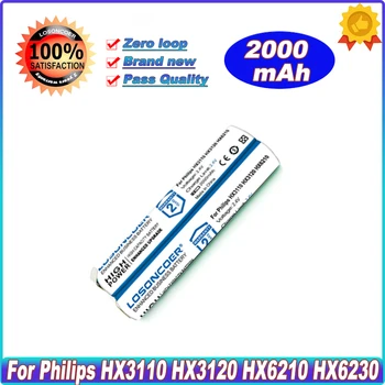 2000 mah Батерия За електрически самобръсначки Philips HX3110 HX3120 HX6210 HX6230 HX6240 HX3100 HX6220