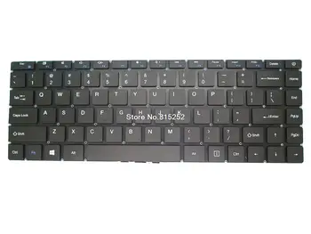 Клавиатура за лаптоп Haier U144S U144E без рамка черна Съединените Щати в САЩ/Руски BG