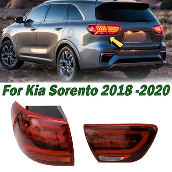 Автоматично led задна светлина за Kia Sorento 2018 2019 2020 Предупредителен стоп-сигнал спирачки, противотуманная светлината на прожекторите, указател на завоя, задна светлина, автомобилни аксесоари