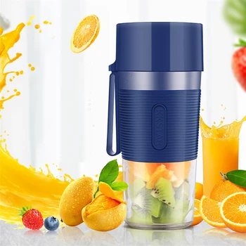 Сокоизстисквачка TINTONLIF Електрически мултифункционален миксер за приготвяне на сок от плодове и зеленчуци 500 мл преносима чаша за сок