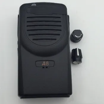 Замяна на предната външният капак на Корпуса калъф с дръжка за регулиране на силата на звука Комплект за Motorola Radio Mag One A8 Аксесоари за преносими радиостанции