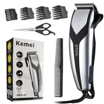 KM-4640 Професионална машина за подстригване на коса за фризьори, жичен електрическа машина за рязане на графити, жичен машина за подстригване на коса