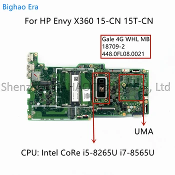 За HP Envy X360 15-CN 15T-CN дънна Платка на лаптоп с процесор i5-8265U i7-8565U 18709-2 448.0FL08.0021 SPS: L31508-601 L37148-601