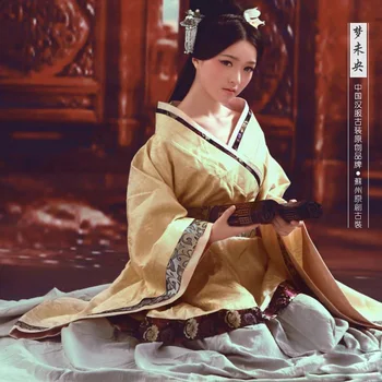 Традиционен костюм за принцеса на династия Хан Ман Ян Вей за тематична фотография в стил Ханфу за жени