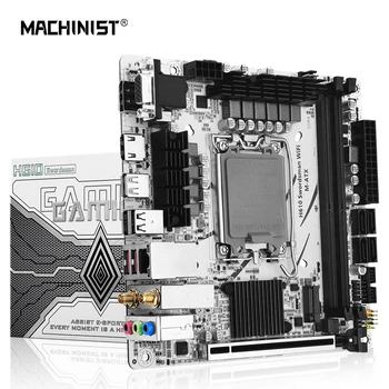 Дънна платка MACHINIS H610 LGA 1700 CPU Поддържа Основната 12100F 12400F 12490F 12600F 12700F 13600F Процесор DDR4 Desktop Memory ITX
