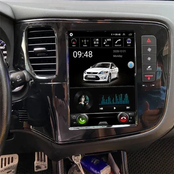 2Din Android видео автомагнитола за Mitsubishi Outlander xl3 2012-2018 Tesla екран, GPS Навигация мултимедиен плеър Carplay WIFI