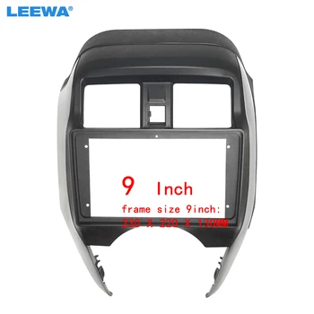 LEEWA Авто Аудио Адаптер на Челната Рамка За Nissan Sunny Almera 14-18 RHD 9 