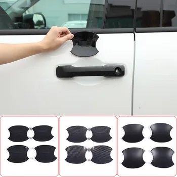За Toyota Tundra 2022 2023 ABS карбон/черна автомобили външна врата копчето, тампон върху капака на чашата, стикер, автоаксесоари