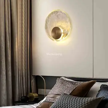 Кръгла Лампа, С Монтиран На Стената Лампа, Дизайн На Писане За Антре Прозрачни Стенни Лампи Италианската Антре Wandverlichting Мебели За Спалня