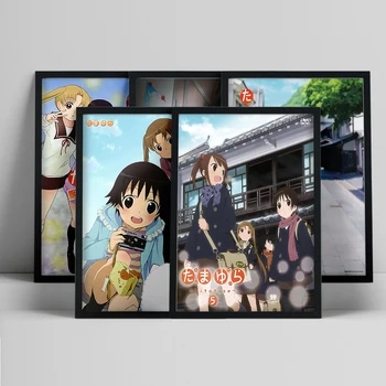 Тамаюра аниме плакат Манга Разпечатки с анимационни герои Художествена картина върху платно Стикери за стена Декор спални Отаку