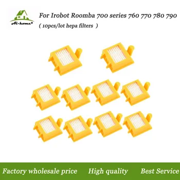 10 X Hepa Филтри и Резервни Части за iRobot Roomba от Серия 700 760 770 780 790 Филтри Роботи-Прахосмукачки
