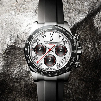 2022 Нов дизайн на PAGANI Мъжки часовник луксозни кварцови часовници от сапфир стъкло за мъжете спортен Хронограф-100 метра светлинен водоустойчиви Часовници