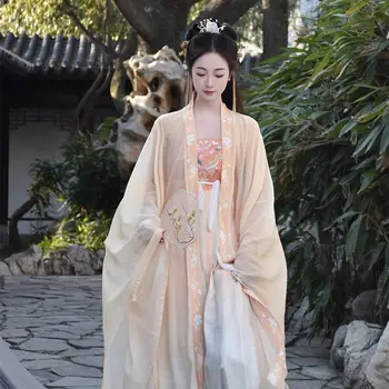 Комплекти Hanfu в китайски стил, женска старинна бродерия, елегантни костюми феи за cosplay, ориенталски традиционни рокли принцеса