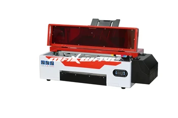 Висока скорост на Dtf принтер, печатна машина, превод CMYK + WW принтер Epson Dtf, дървен калъф, опаковане, плат за печат, кожа