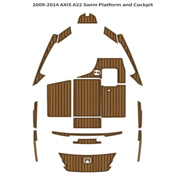 2009-2014 ОС A22 Платформа за плуване кокпит подложка за лодки EVA пяна Тиковая комплект подложка за пода