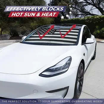 Автомобилна UV-шторка на странично прозорец, мрежест козирка, защитно прозорец фолио, подходящо за автомобилна козирка Tesla Model3